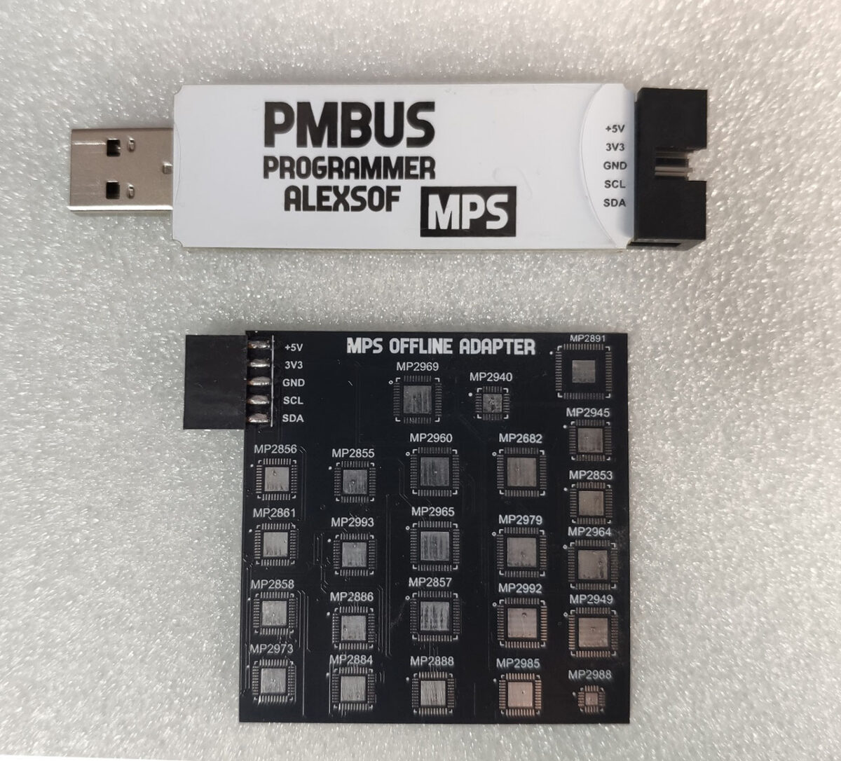 MPS-PROGRAMMER-PIC1-1.jpg Programador PMBUS para Chips MPS - Modo Online Offline con Adaptador - Imagen 1